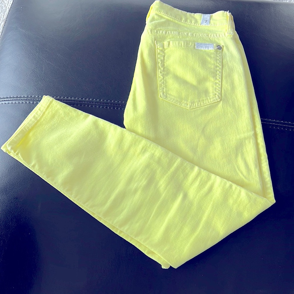 7 jeans size 26 cropped skinny